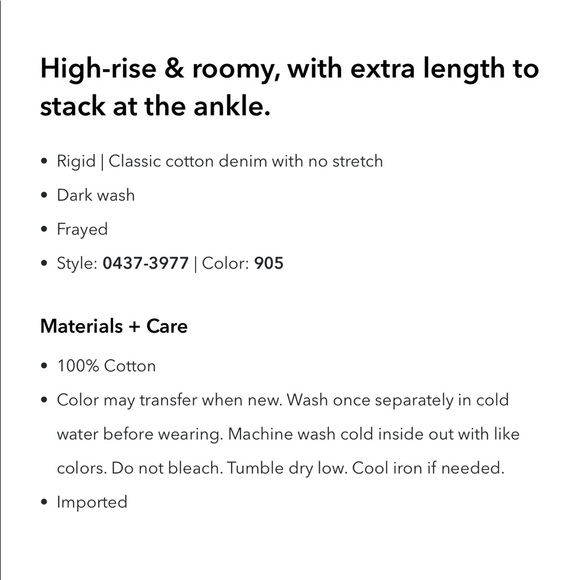 NWT AE Baggy Mom Jean - Picture 8 of 9